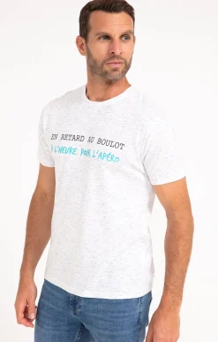 Polos & Tee-shirts<Armand Thiery Tee-shirt apéro - Blanc