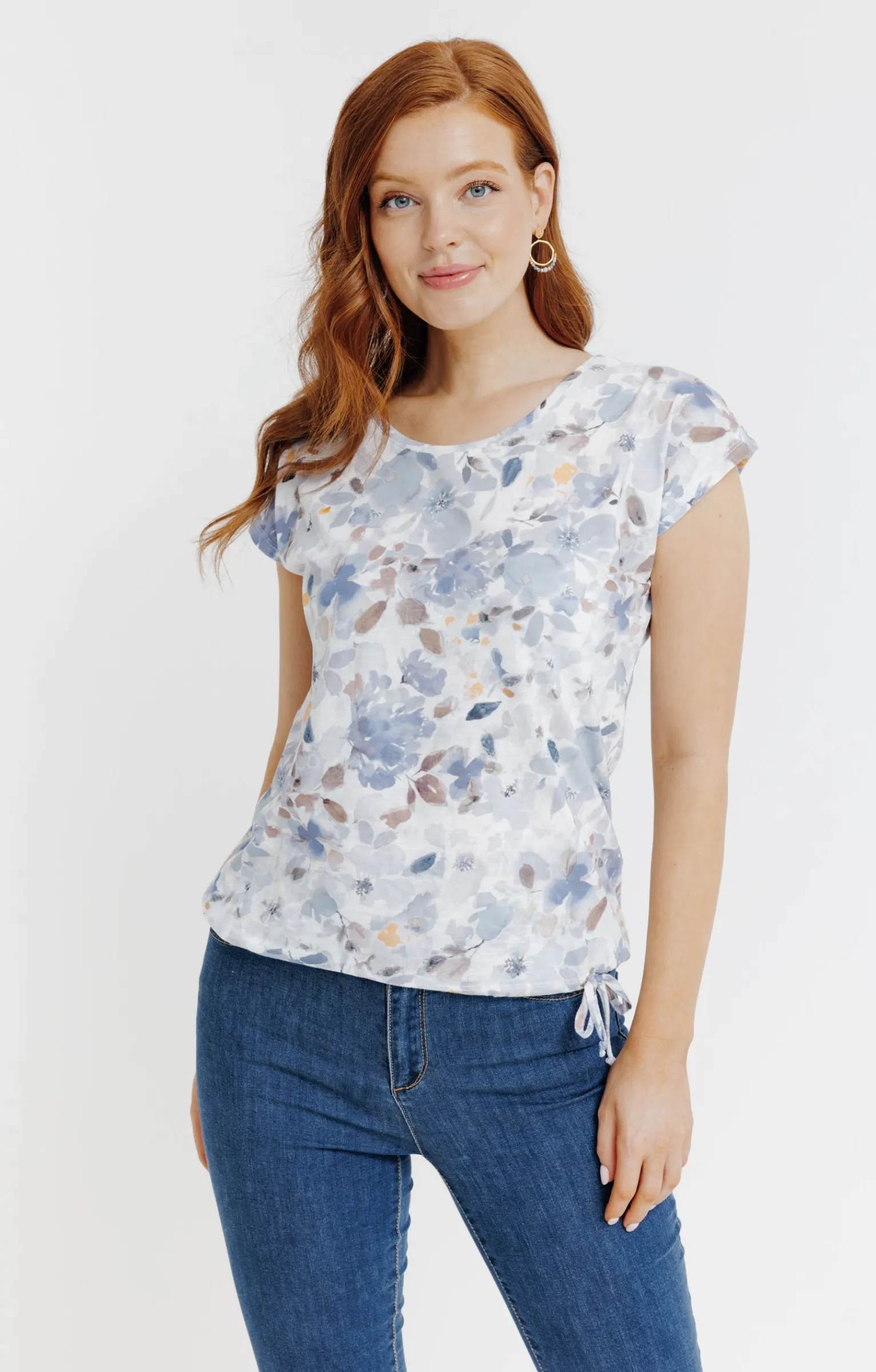 Tee-shirts<Armand Thiery Tee-shirt col rond imprimé - Écru