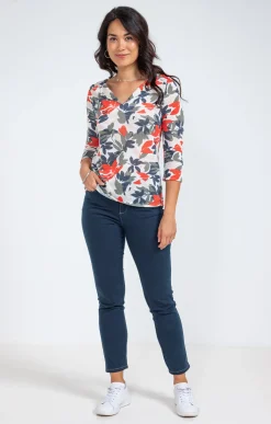 Tee-shirts<Armand Thiery Tee-shirt imprimé - Écru