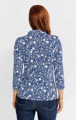 Tee-shirts<Armand Thiery Tee-shirt imprimé - Bleu