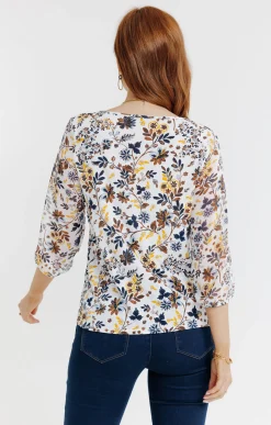 Tee-shirts<Armand Thiery Tee-shirt imprimé - Bleu