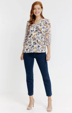 Tee-shirts<Armand Thiery Tee-shirt imprimé - Bleu