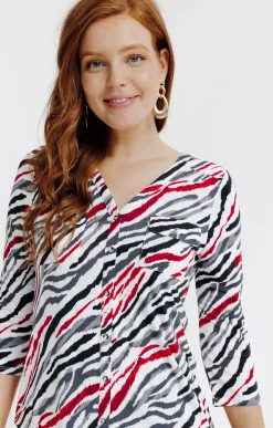 Tee-shirts<Armand Thiery Tee-shirt imprimé - Rouge