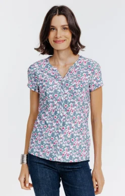 Tee-shirts<Armand Thiery Tee-shirt imprimé - Tilleul