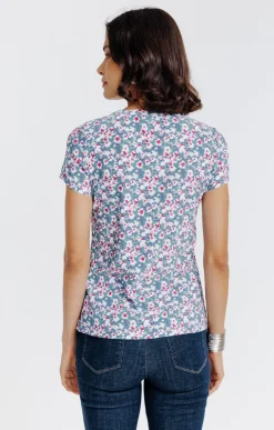 Tee-shirts<Armand Thiery Tee-shirt imprimé - Tilleul