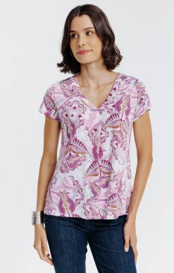 Tee-shirts<Armand Thiery Tee-shirt imprimé - Écru