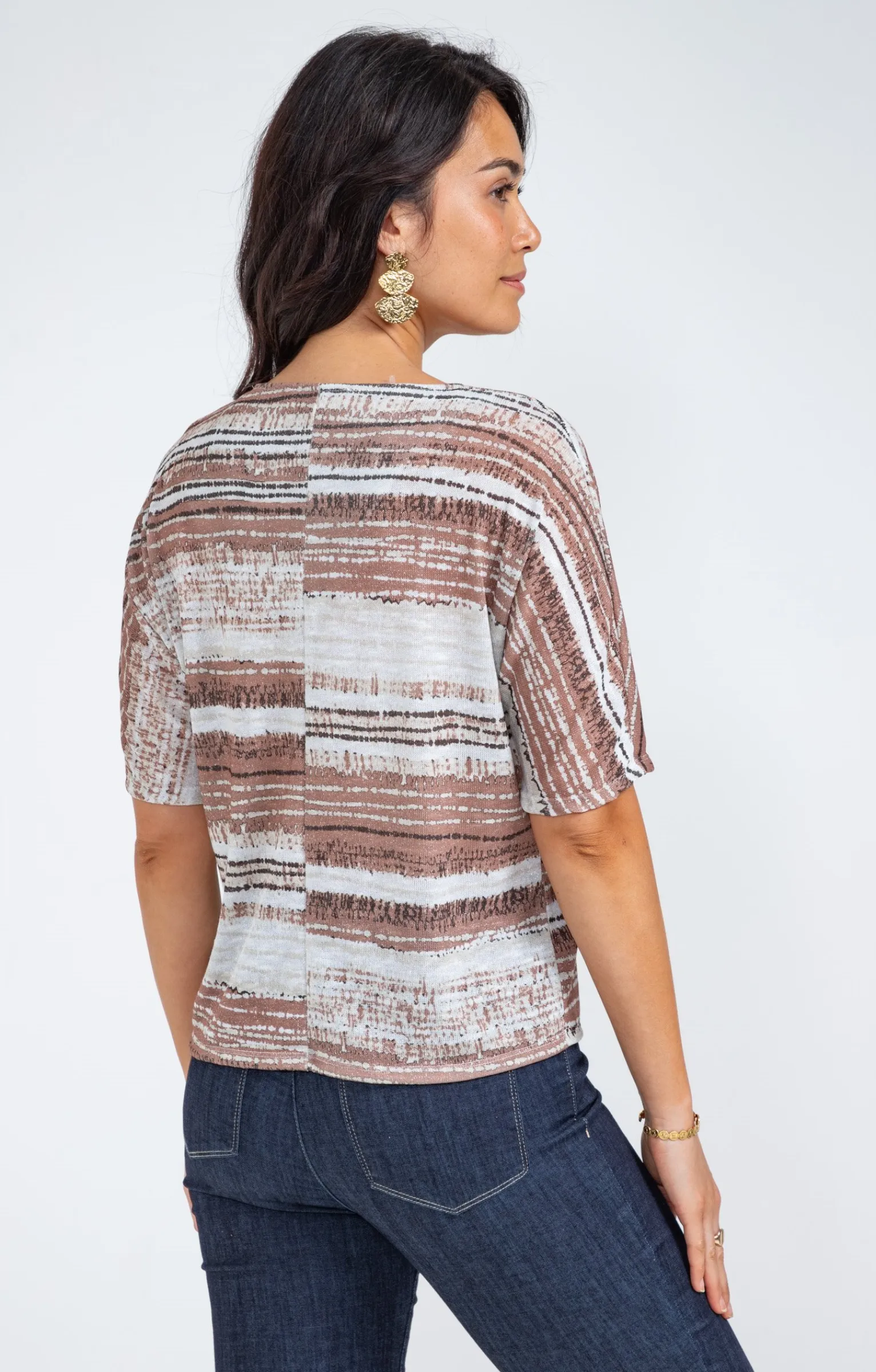 Tee-shirts<Armand Thiery Tee-shirt imprimé - Camel