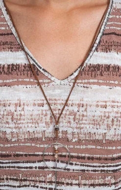 Tee-shirts<Armand Thiery Tee-shirt imprimé - Camel