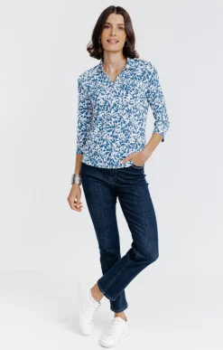 Tee-shirts<Armand Thiery Tee-shirt imprimé - Bleu