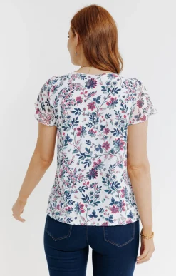 Tee-shirts<Armand Thiery Tee-shirt imprimé - Tilleul