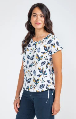 Tee-shirts<Armand Thiery Tee-shirt imprimé manches courtes - Écru