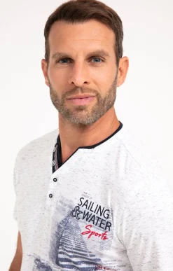 Polos & Tee-shirts<Armand Thiery Tee-shirt manches courtes Photomaton - Blanc