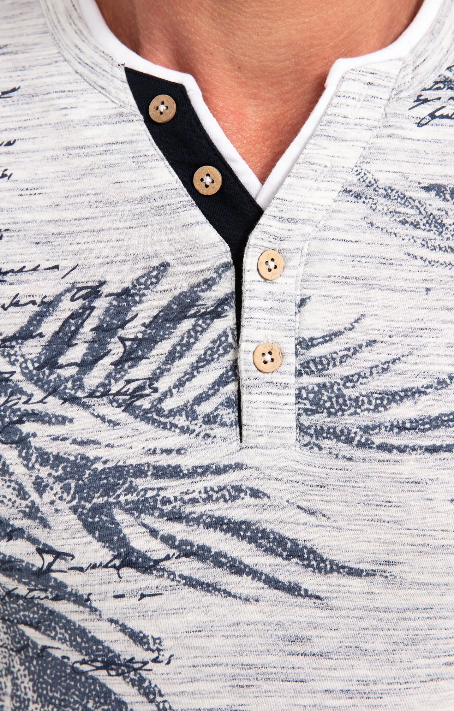 Polos & Tee-shirts<Armand Thiery Tee-shirt manches courtes Biggie Palm - Bleu