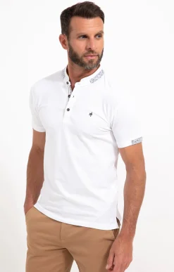 Polos & Tee-shirts<Armand Thiery Tee-shirt manches courtes Romantica - Blanc