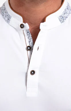 Polos & Tee-shirts<Armand Thiery Tee-shirt manches courtes Romantica - Blanc