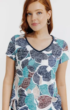 Tee-shirts<Armand Thiery Tee-shirt manches courtes imprimé - Vert