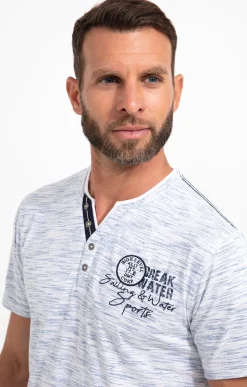 Polos & Tee-shirts<Armand Thiery Tee-shirt manches courtes Alback - Bleu