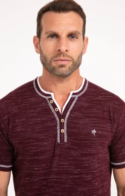 Polos & Tee-shirts<Armand Thiery Tee-shirt manches courtes Forest - Bordeaux