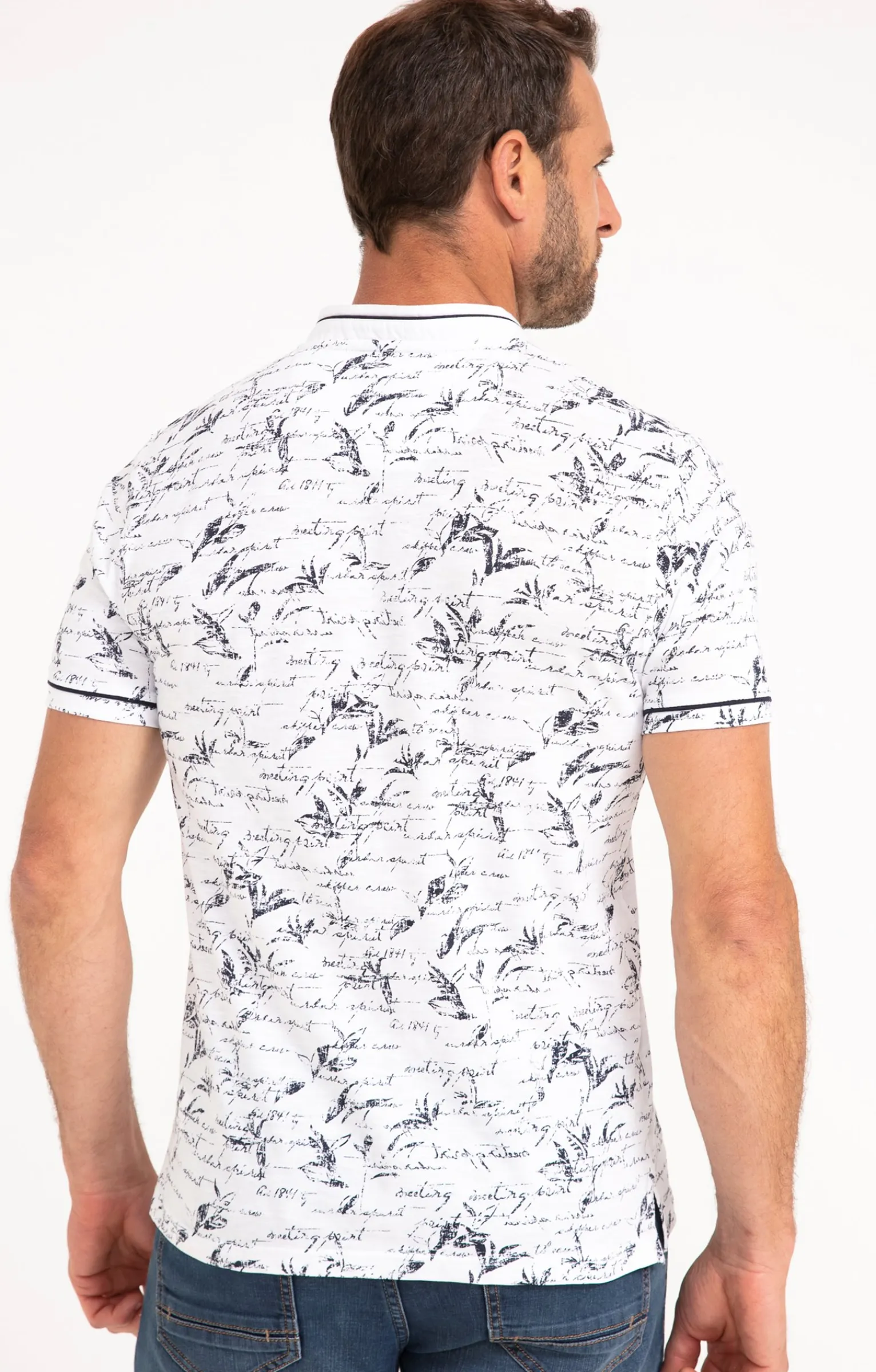 Polos & Tee-shirts<Armand Thiery Tee-shirt manches courtes Galway - Blanc