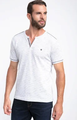 Polos & Tee-shirts<Armand Thiery Tee-shirt manches courtes Fancy - Blanc