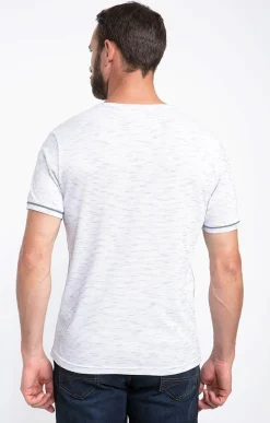 Polos & Tee-shirts<Armand Thiery Tee-shirt manches courtes Fancy - Blanc