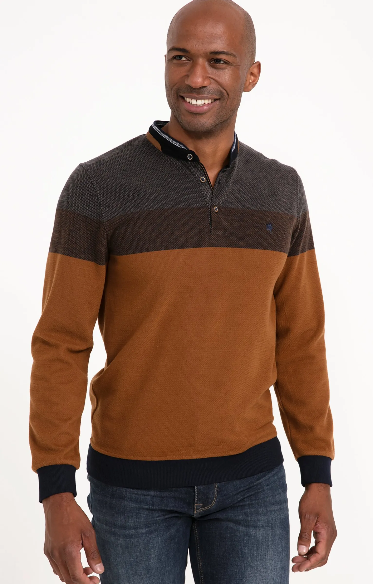 Polos & Tee-shirts<Armand Thiery Tee-shirt manches longues Trio - Camel