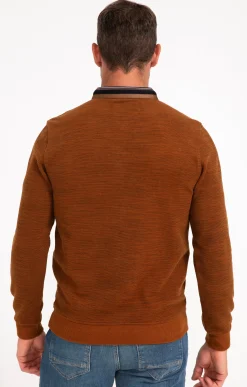 Polos & Tee-shirts<Armand Thiery Tee-shirt manches longues Print - Camel