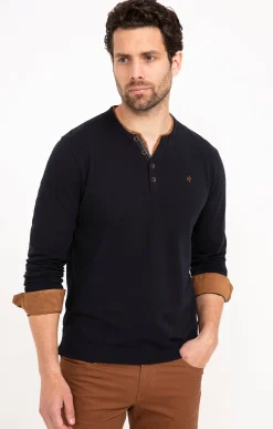 Polos & Tee-shirts<Armand Thiery Tee-shirt manches longues Suedot - Marine