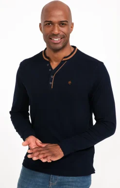 Polos & Tee-shirts<Armand Thiery Tee-shirt manches longues Kevin - Marine
