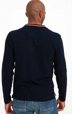 Polos & Tee-shirts<Armand Thiery Tee-shirt manches longues Kevin - Marine