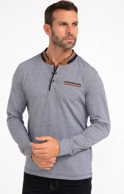 Polos & Tee-shirts<Armand Thiery Tee-shirt manches longues Jack - Marine