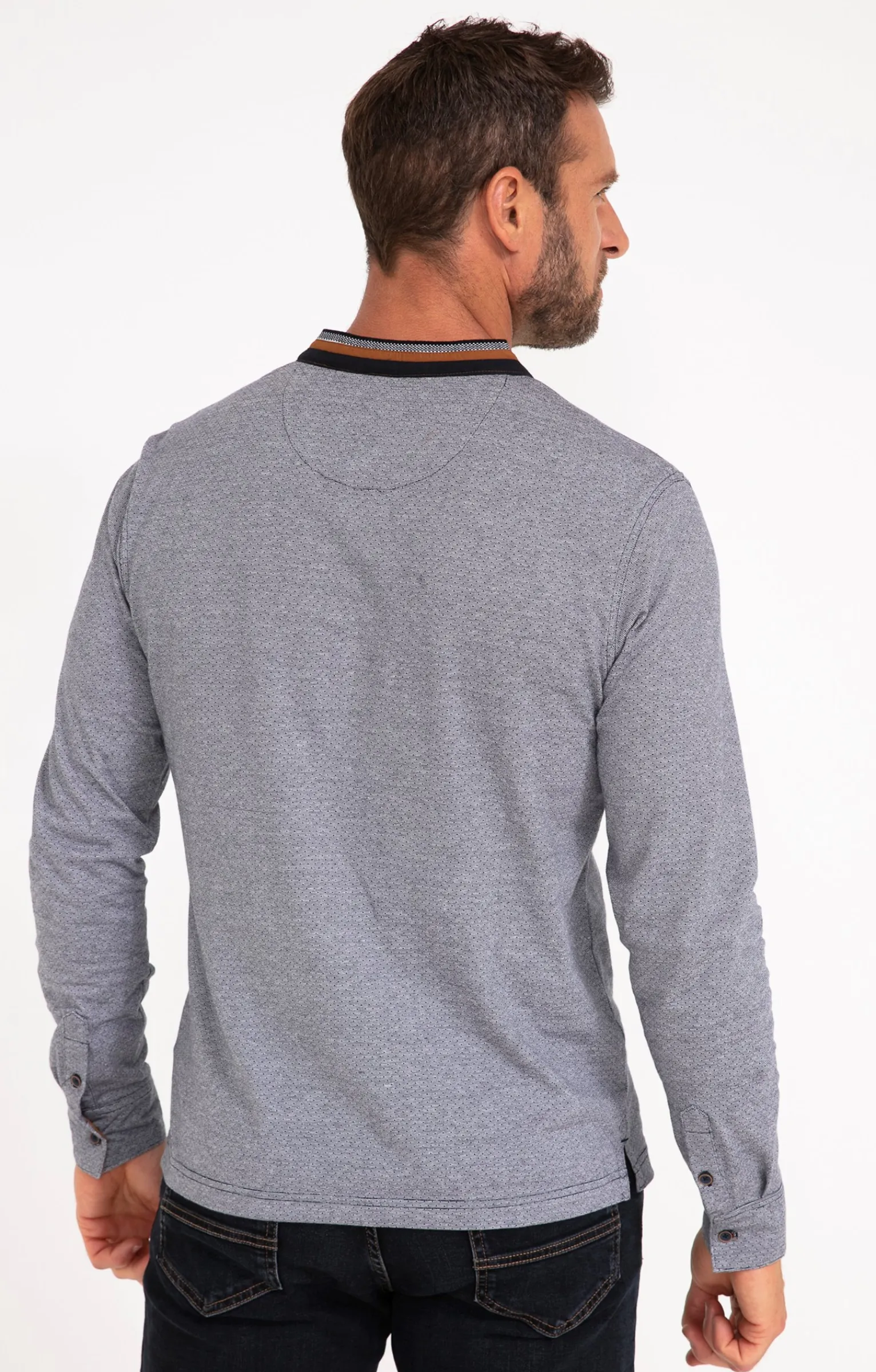 Polos & Tee-shirts<Armand Thiery Tee-shirt manches longues Jack - Marine
