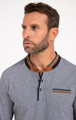 Polos & Tee-shirts<Armand Thiery Tee-shirt manches longues Jack - Marine