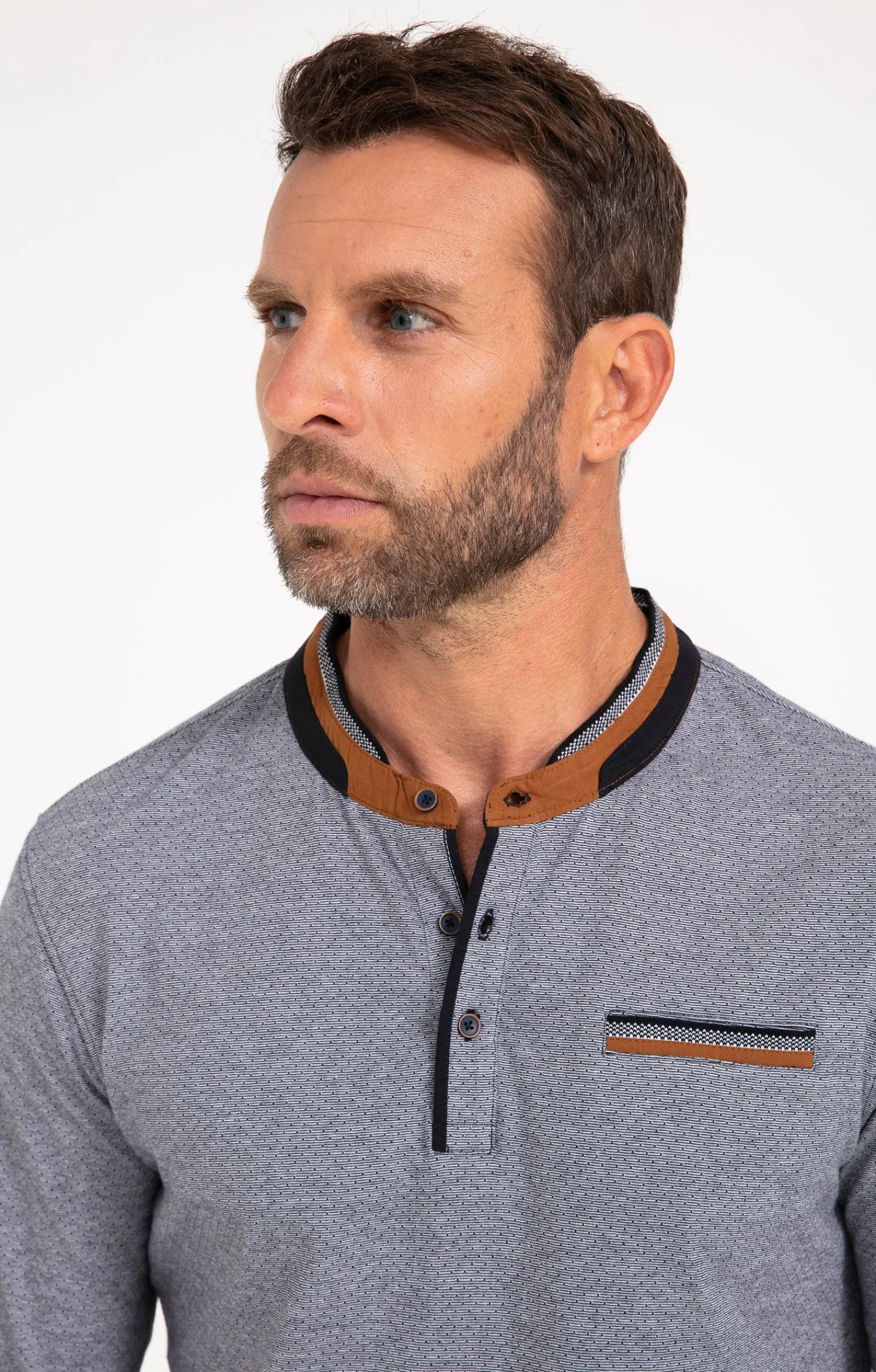 Polos & Tee-shirts<Armand Thiery Tee-shirt manches longues Jack - Marine