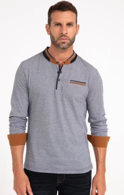 Polos & Tee-shirts<Armand Thiery Tee-shirt manches longues Jack - Marine