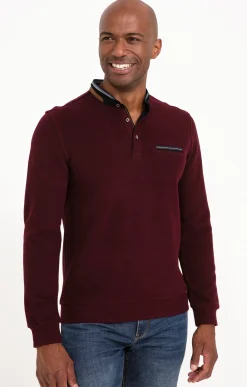 Polos & Tee-shirts<Armand Thiery Tee-shirt manches longues Rib chic - Prune