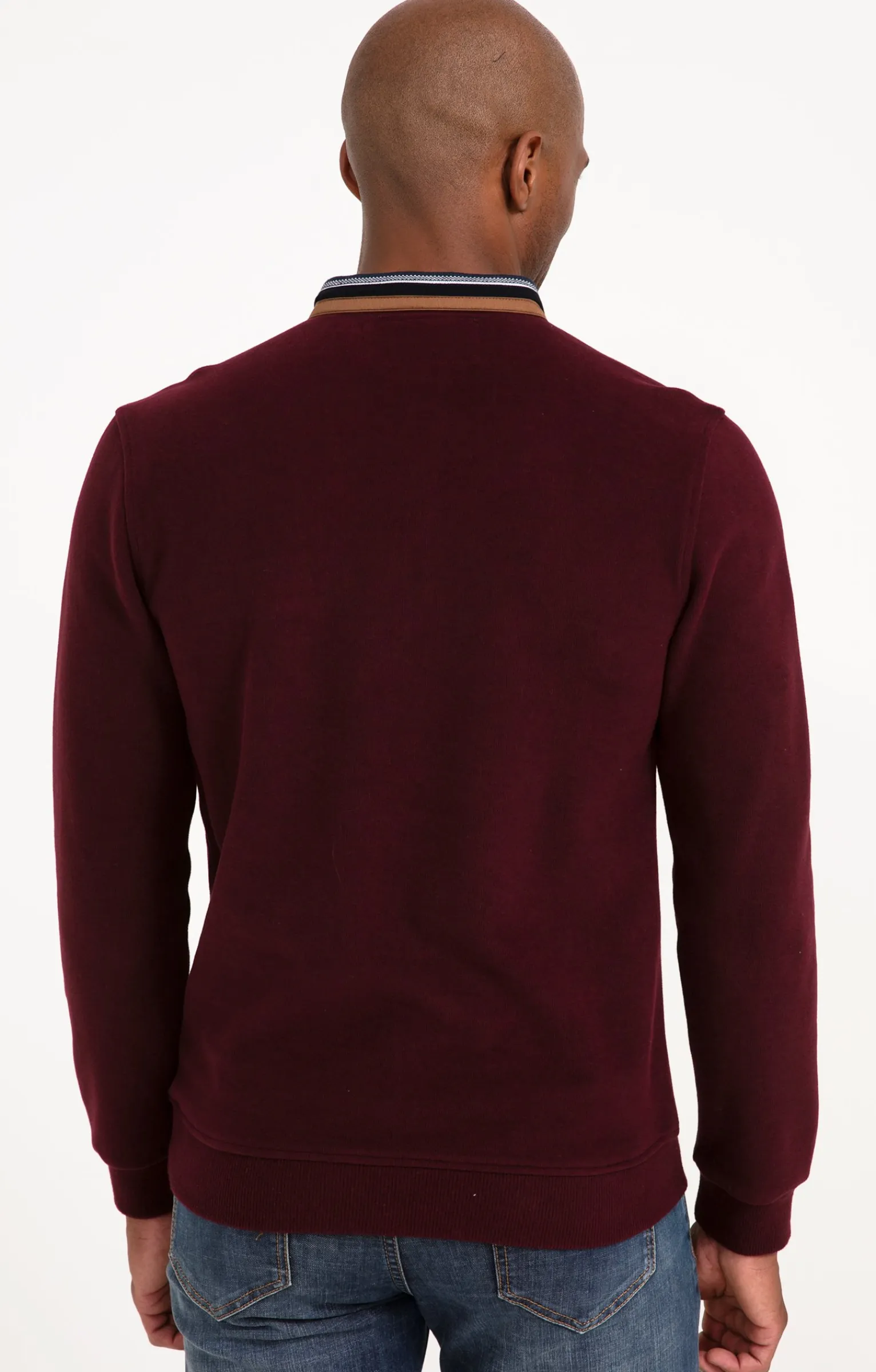 Polos & Tee-shirts<Armand Thiery Tee-shirt manches longues Rib chic - Prune