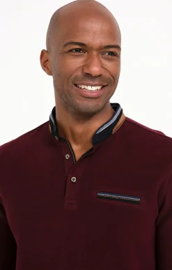 Polos & Tee-shirts<Armand Thiery Tee-shirt manches longues Rib chic - Prune