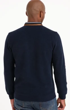 Polos & Tee-shirts<Armand Thiery Tee-shirt manches longues Rib chic - Bleu
