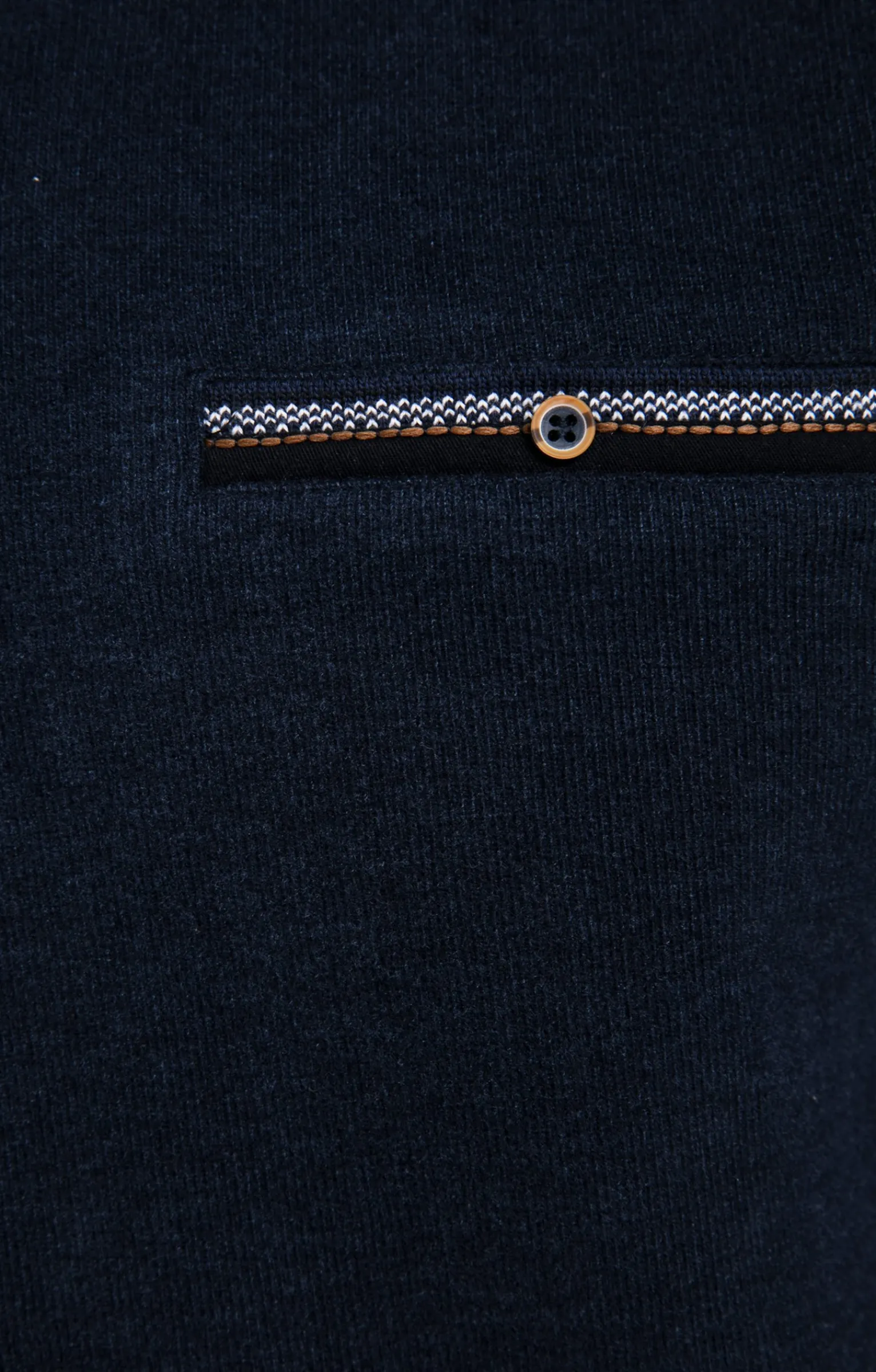 Polos & Tee-shirts<Armand Thiery Tee-shirt manches longues Rib chic - Bleu
