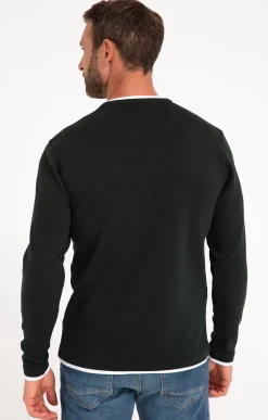 Polos & Tee-shirts<Armand Thiery Tee-shirt manches longues Gauffre - Sapin