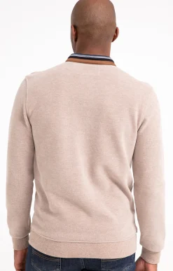 Polos & Tee-shirts<Armand Thiery Tee-shirt manches longues Rib chic - Beige