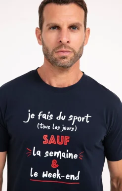 Polos & Tee-shirts<Armand Thiery Tee-shirt Sportif - Marine