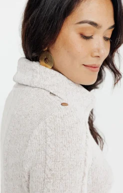 Tee-shirts<Armand Thiery Tee-shirt uni col boule - Taupe