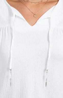 Tee-shirts<Armand Thiery Tee-shirt uni manches 3/4 - Écru