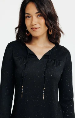 Tee-shirts<Armand Thiery Tee-shirt uni manches longues - Noir