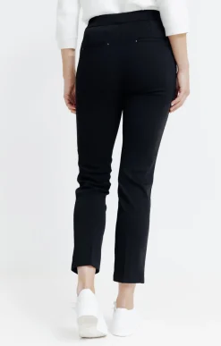 Pantalons<Armand Thiery Tregging 7/8 maille aspect léopard - Noir