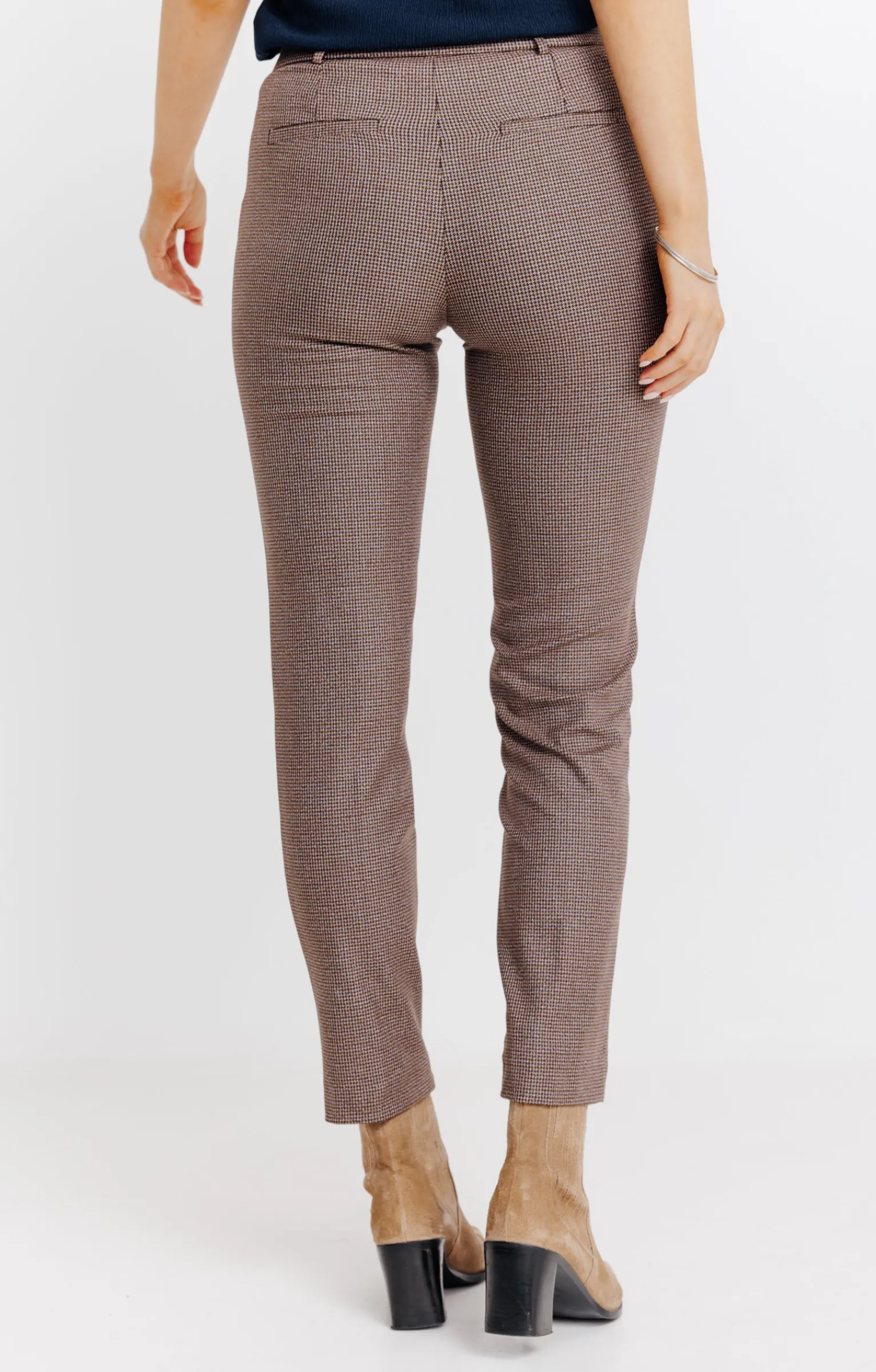 Pantalons<Armand Thiery TREGGING CITY TISSU BI STRETCH - Chocolat