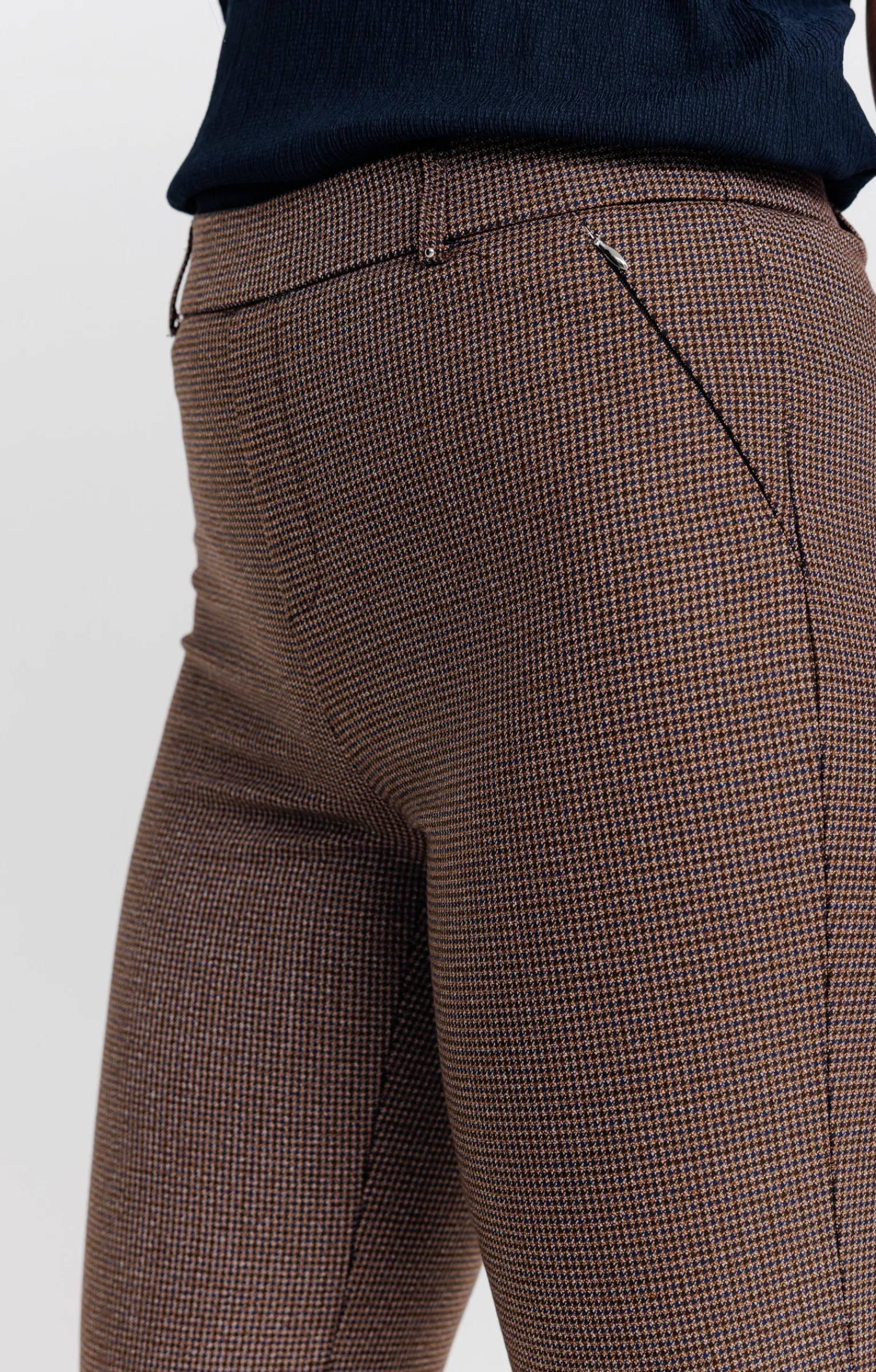 Pantalons<Armand Thiery TREGGING CITY TISSU BI STRETCH - Chocolat