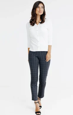 Pantalons<Armand Thiery TREGGING MAILLE MILANO - Noir